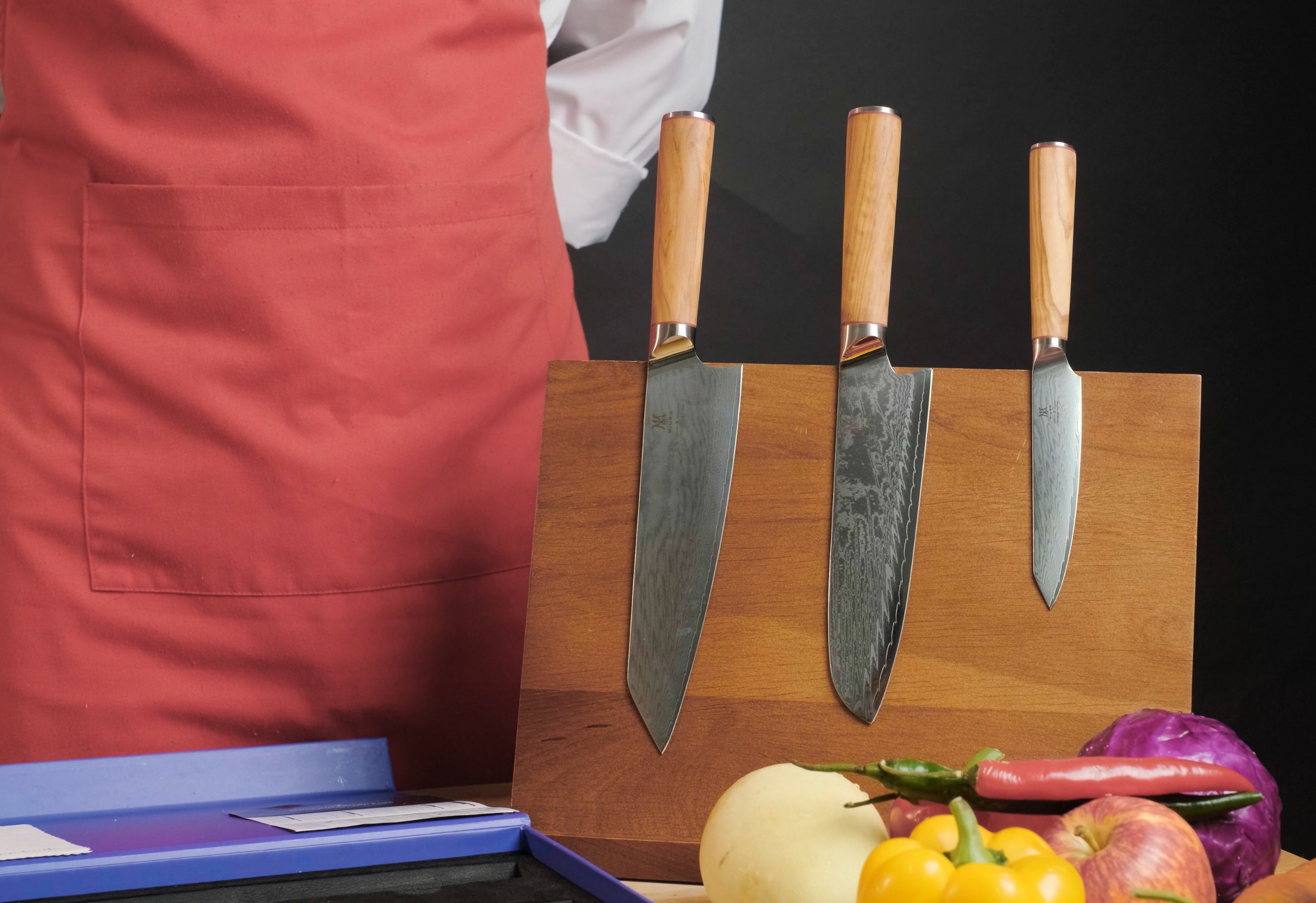 Dao bếp cao cấp MIURA 3X – Bộ 3 dao thái đa năng Santoku