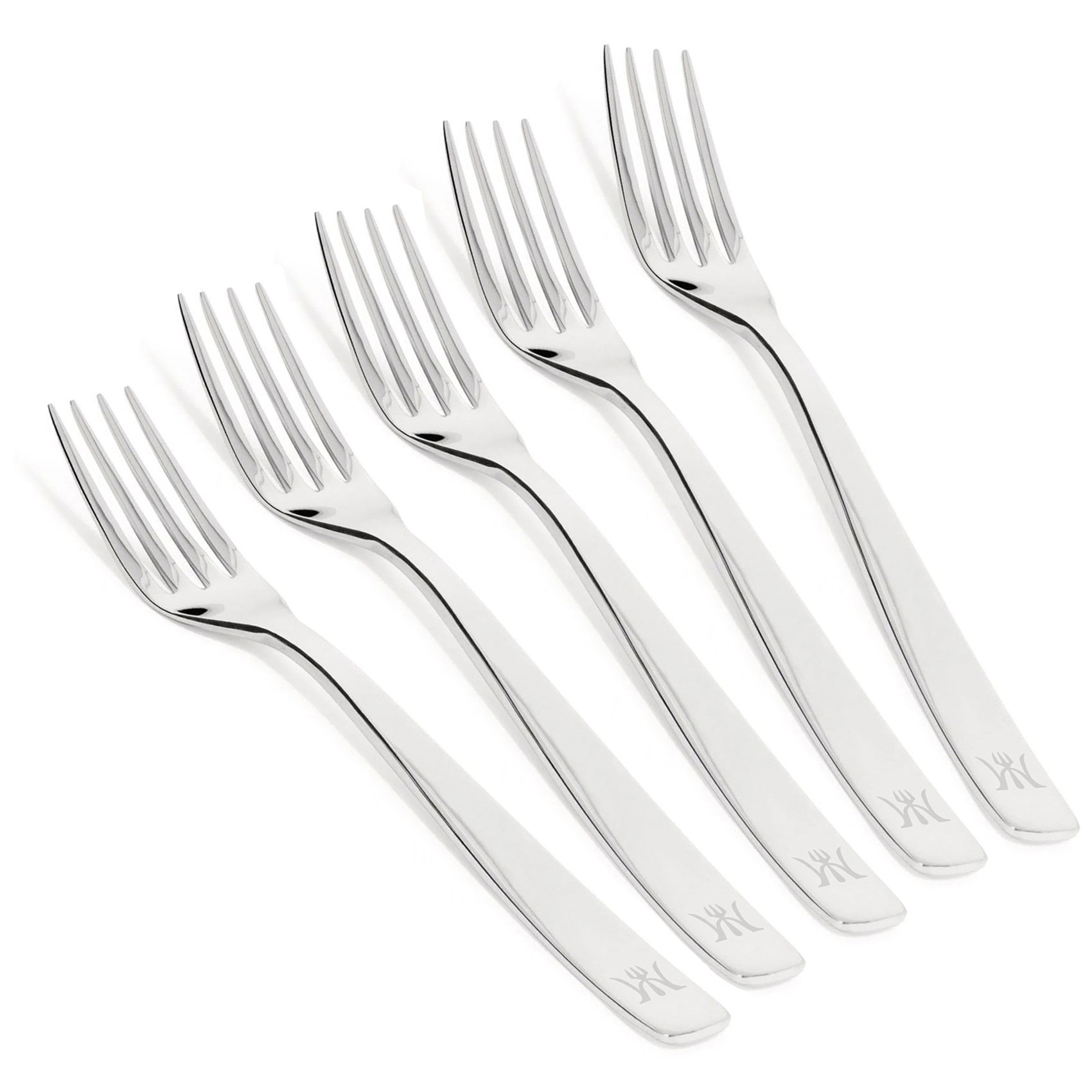 Bộ 5 dĩa (nĩa) phục vụ Miura Uri inox 18/10 kháng khuẩn
